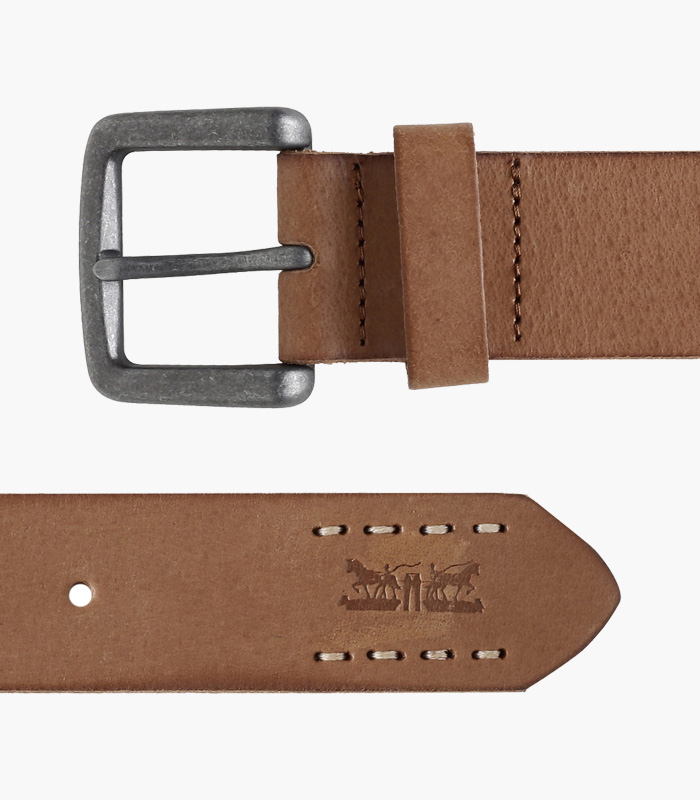 Men Brown Solid Belt-2