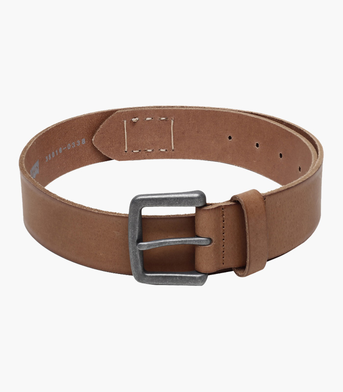 Men Brown Solid Belt