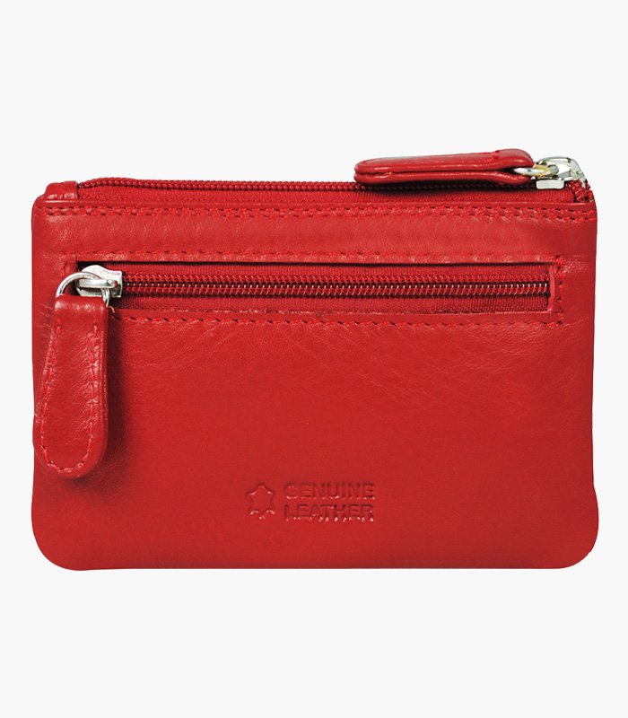 Red Solid Card Holder-2