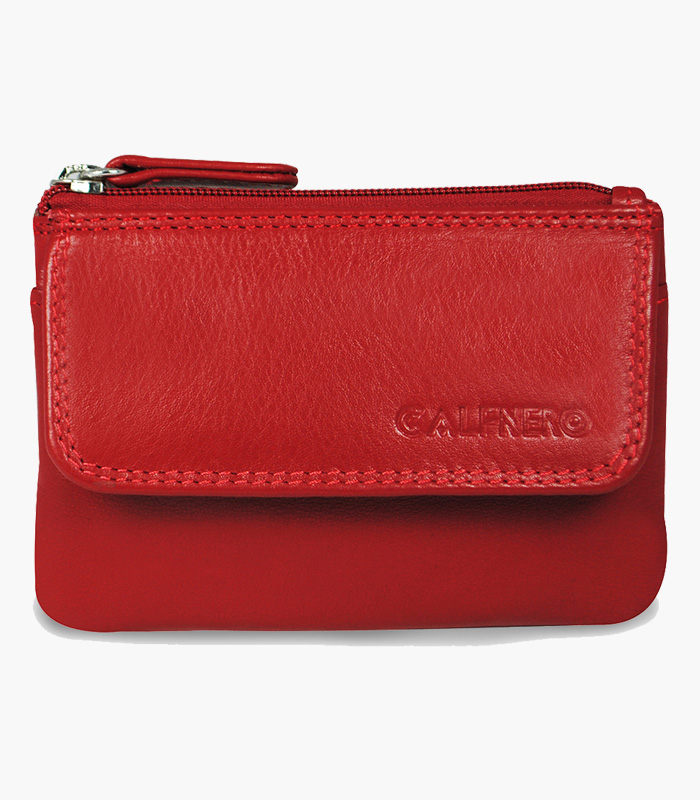 Red Solid Card Holder