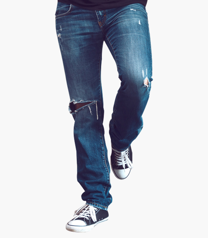 Men Blue Skinny Fit Stretchable Jeans-3
