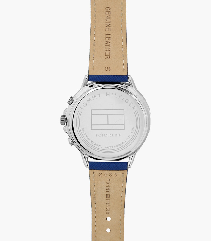 Navy BlueSilver-White Multifunction Analog Watch-3