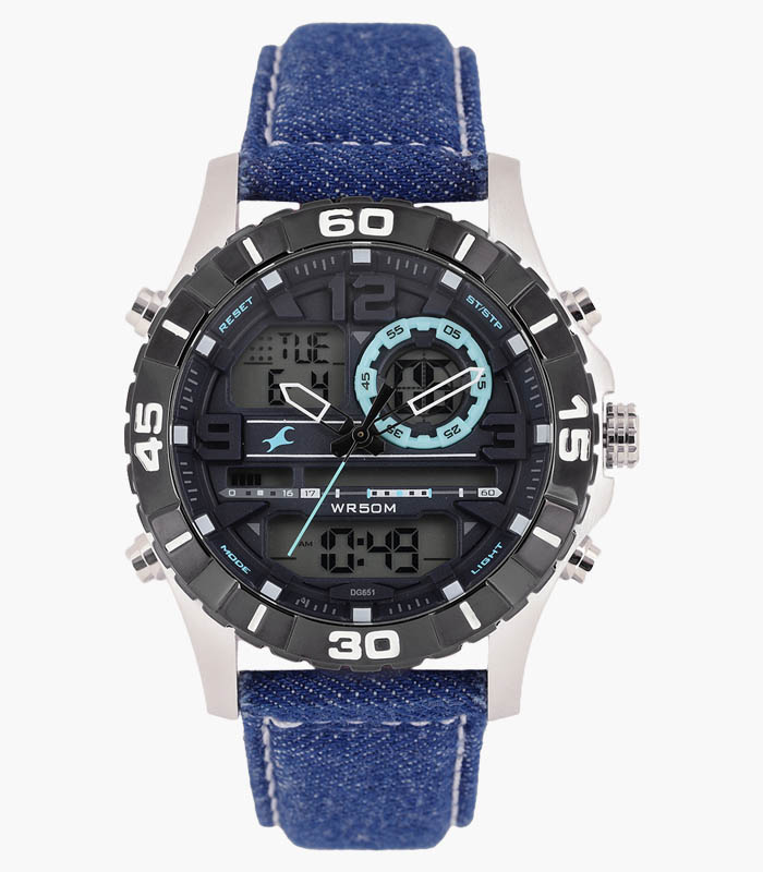 Men Black Analogue and Digital Watch 1