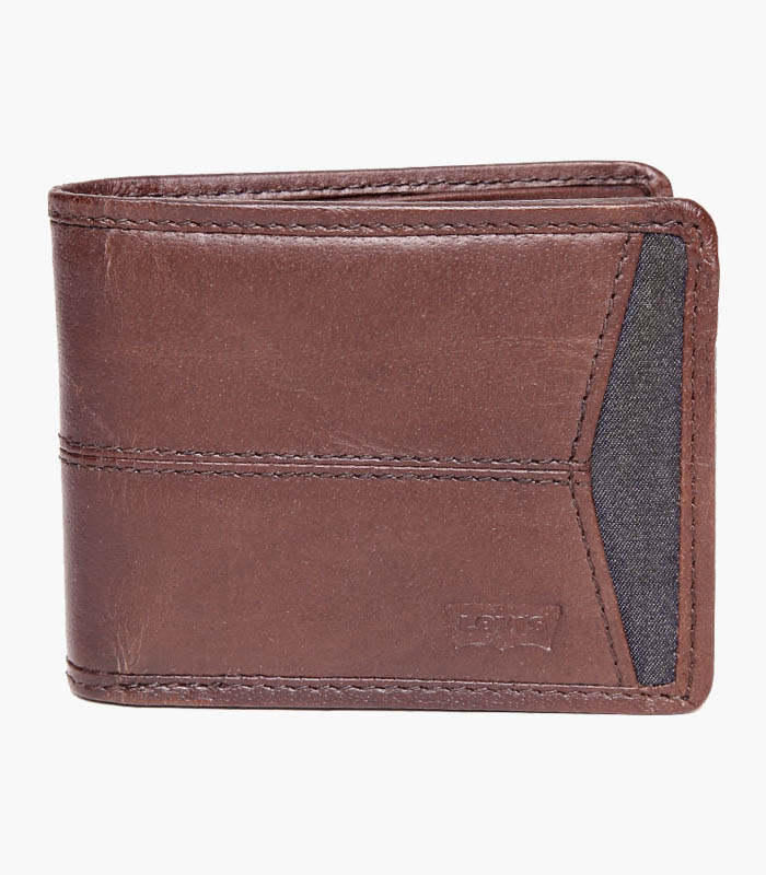Men Coffee Brown Genuine Leather Wallet 1