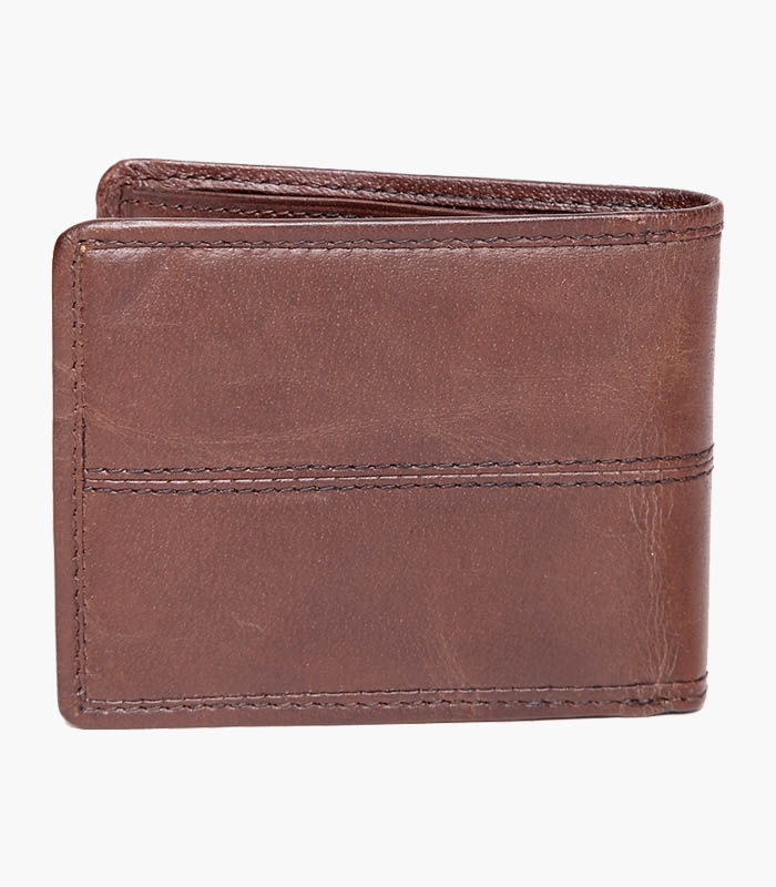 Men Coffee Brown Genuine Leather Wallet 2
