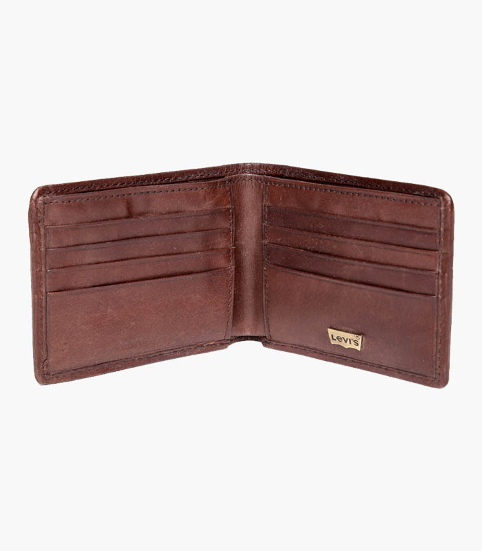 Men Coffee Brown Genuine Leather Wallet 3