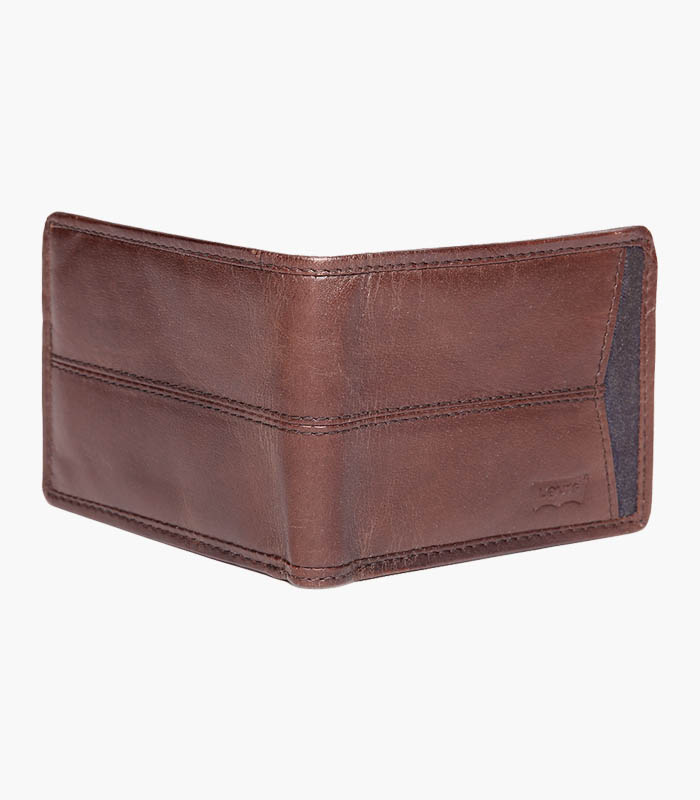 Men Coffee Brown Genuine Leather Wallet 4